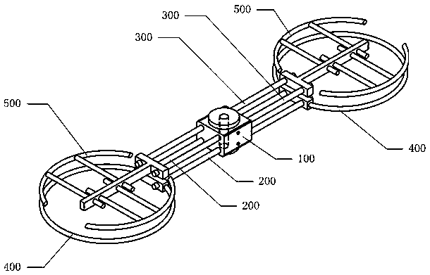 Cloth spreading device for circular-disc knitting machine