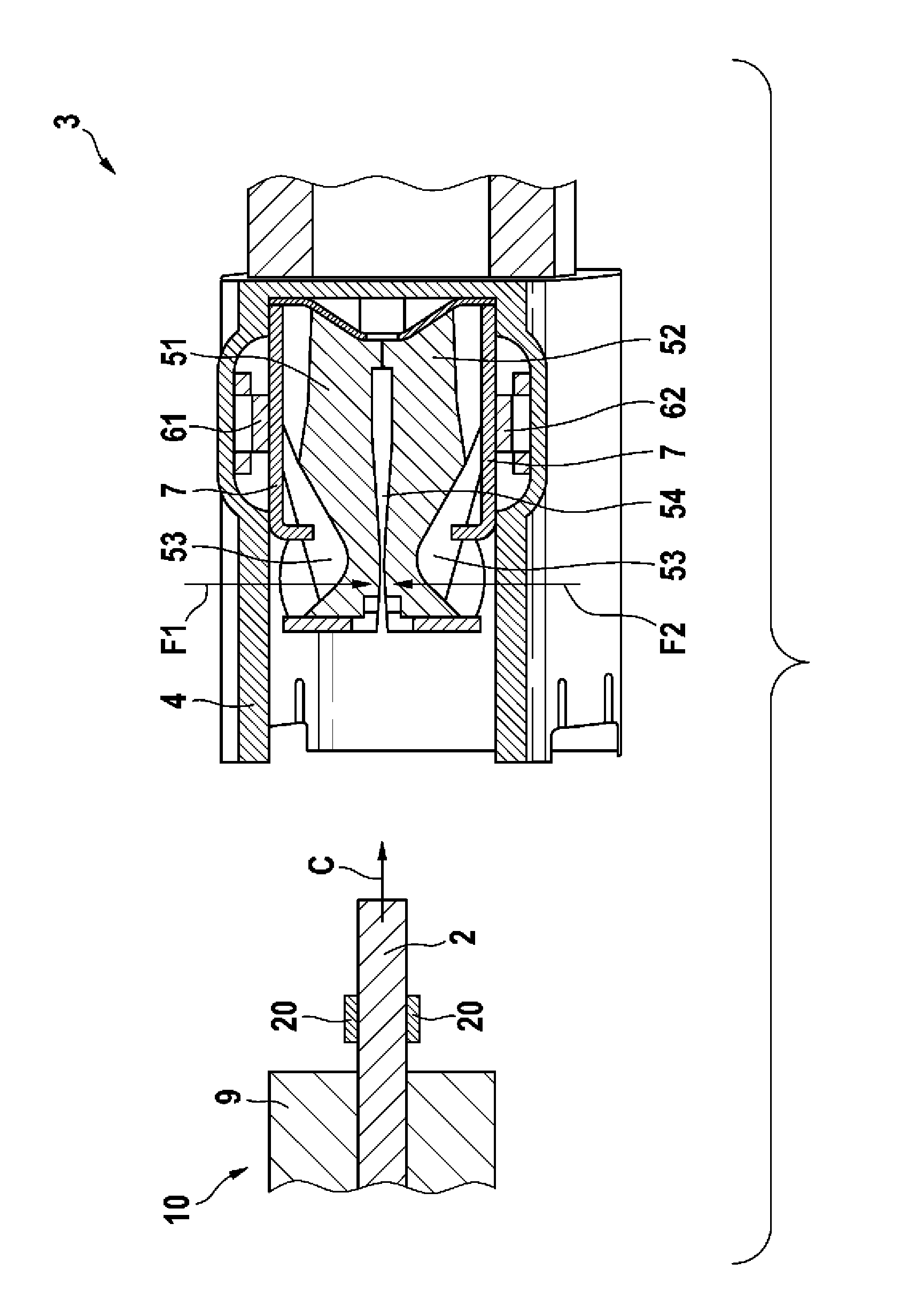 Direct plug element, in particular for vehicle control devices