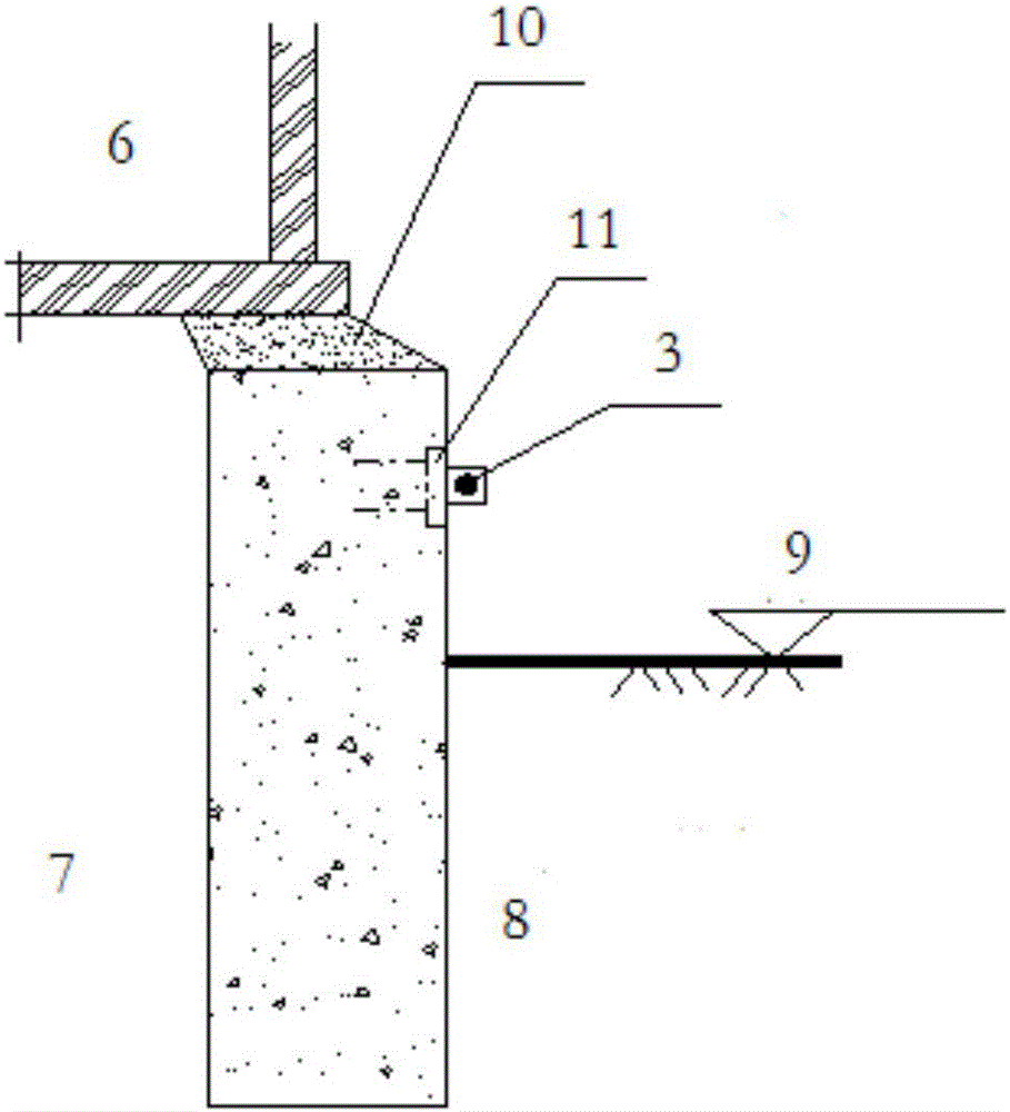 Steel storage tank precast concrete conical sectional type ring wall foundation