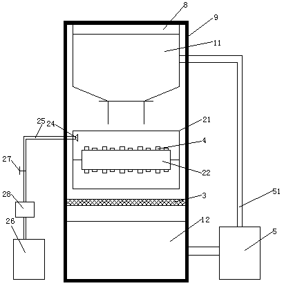 Combustion furnace realizing complete combustion of coal