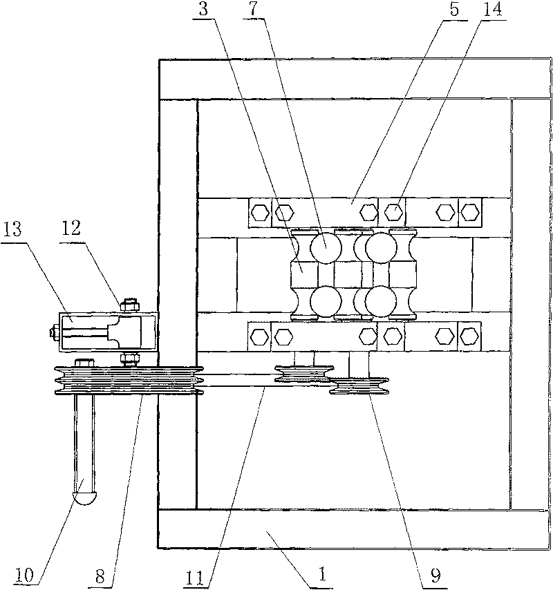 Embedding device for underground heat exchanger of earth source heat pump