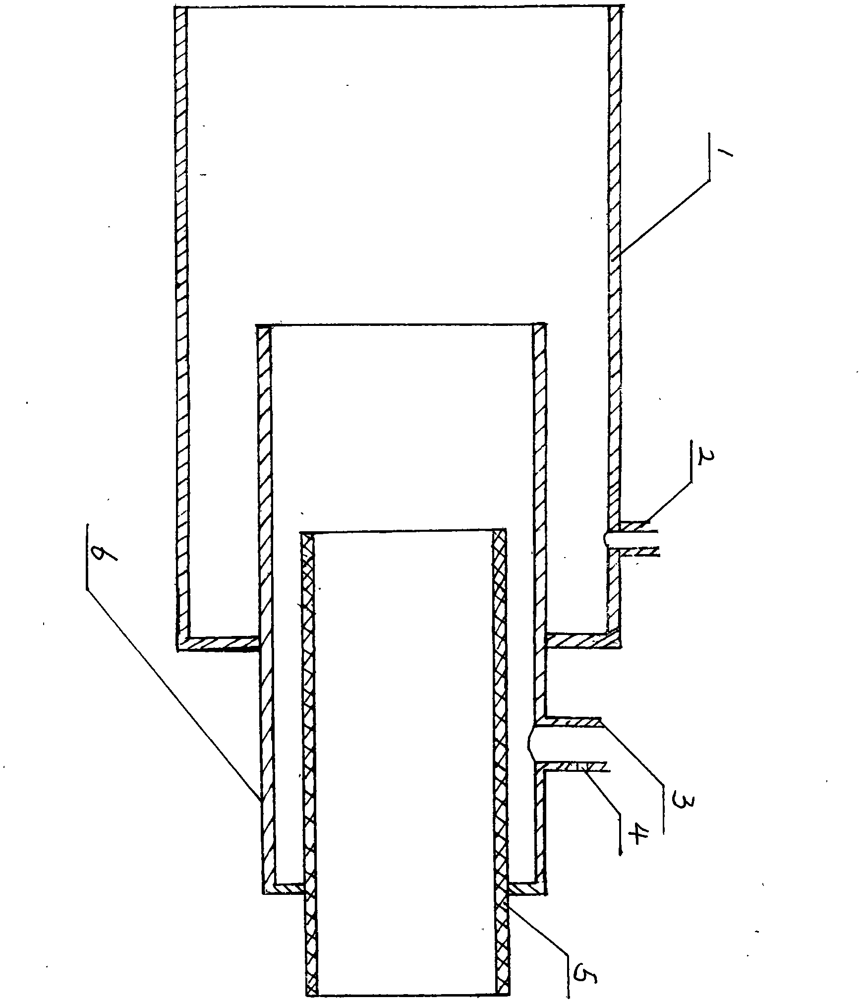 Premixing type pressure-adjusting secondary fuel gas nozzle and method