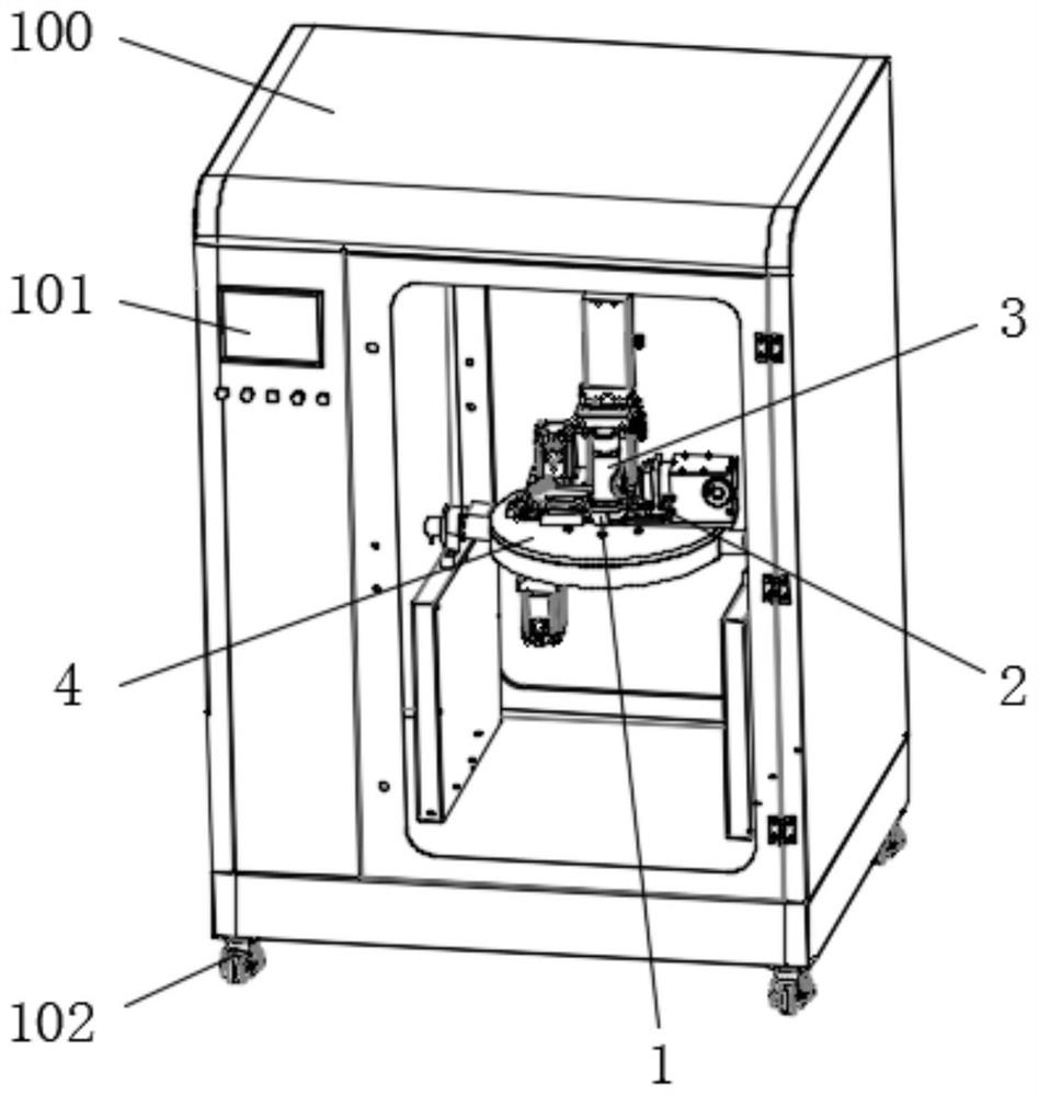 Rotary experimental platform and flap valve closing performance testing device