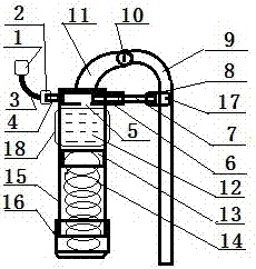 Pressure-proof sealing oil injector