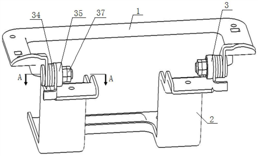 Glove box hinge structure with hovering function and passenger side glove box