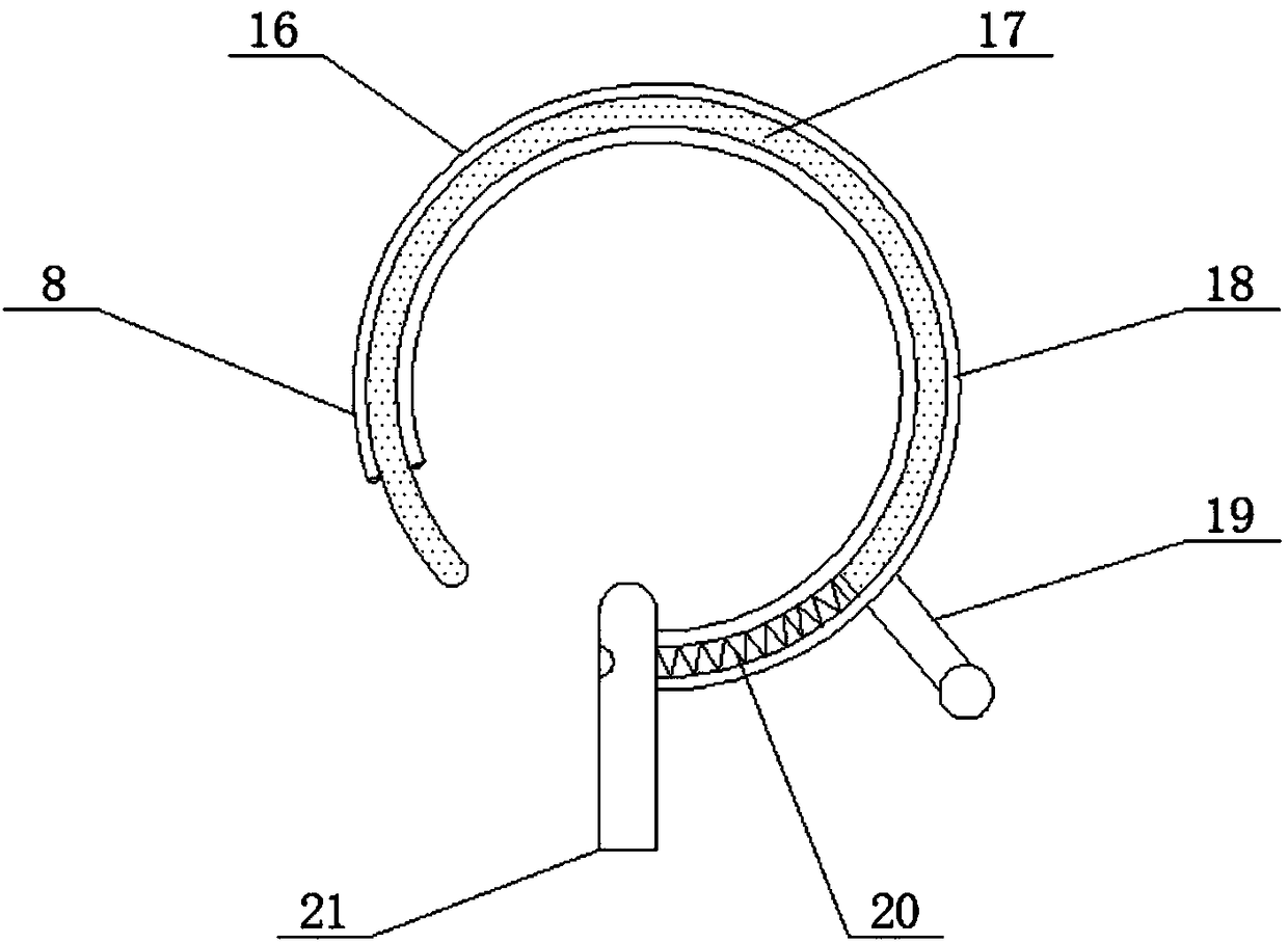 Buckle clothes hanger capable of preventing collar pulling