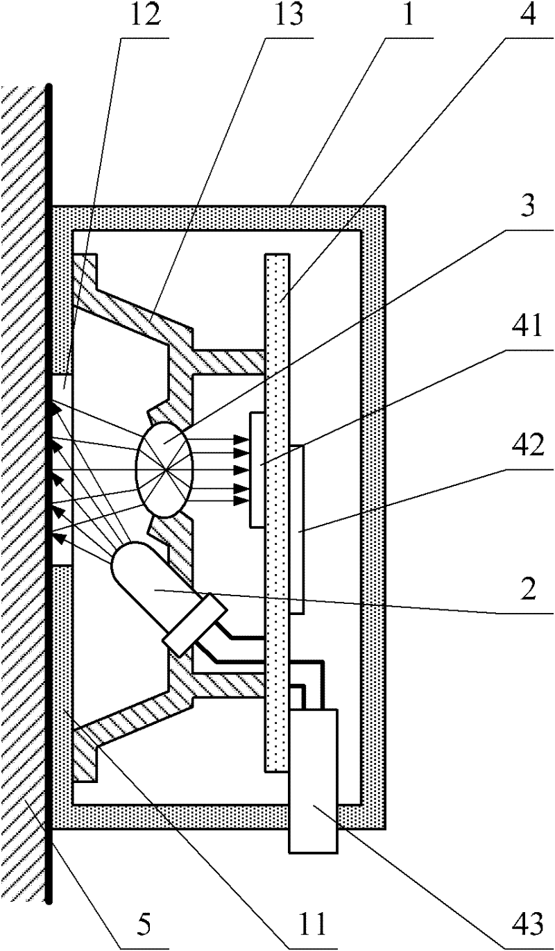 Furnishing theft-proof detection device and detecting method thereof