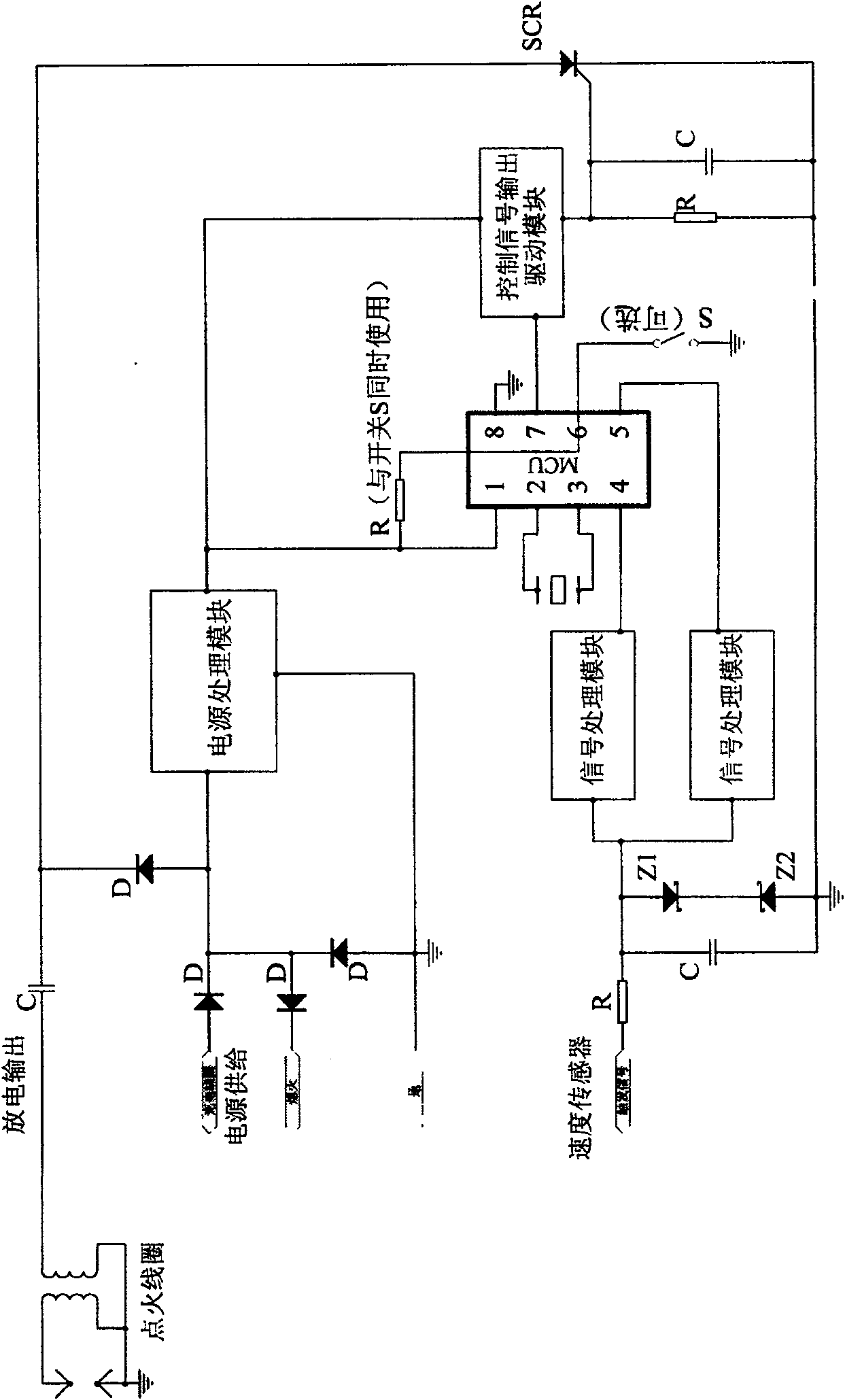 Intelligent entrance angle speed-limiting igniter