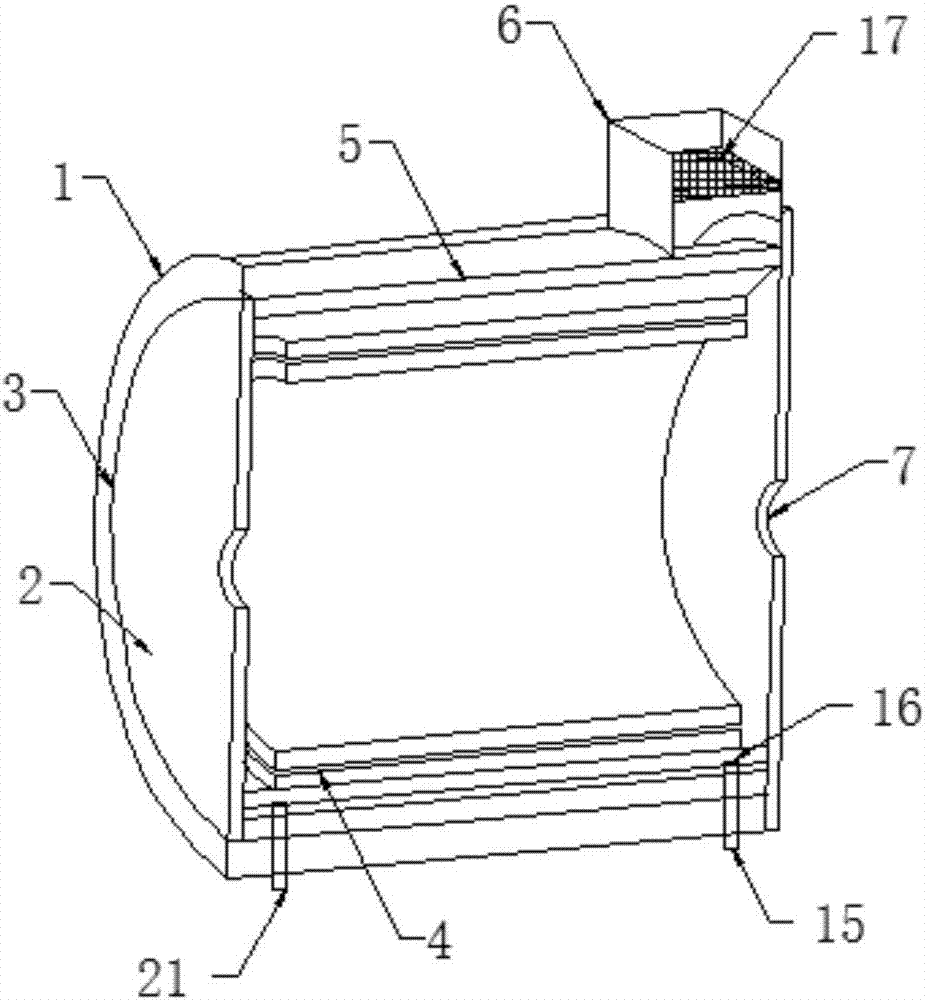 Motor heat dissipation device