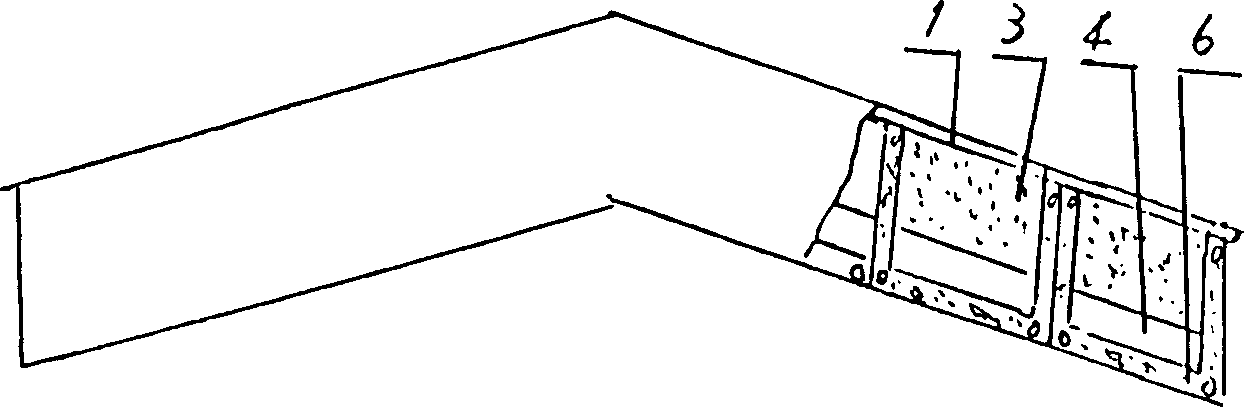 Insulating roof using waste foam plastics and its construction method