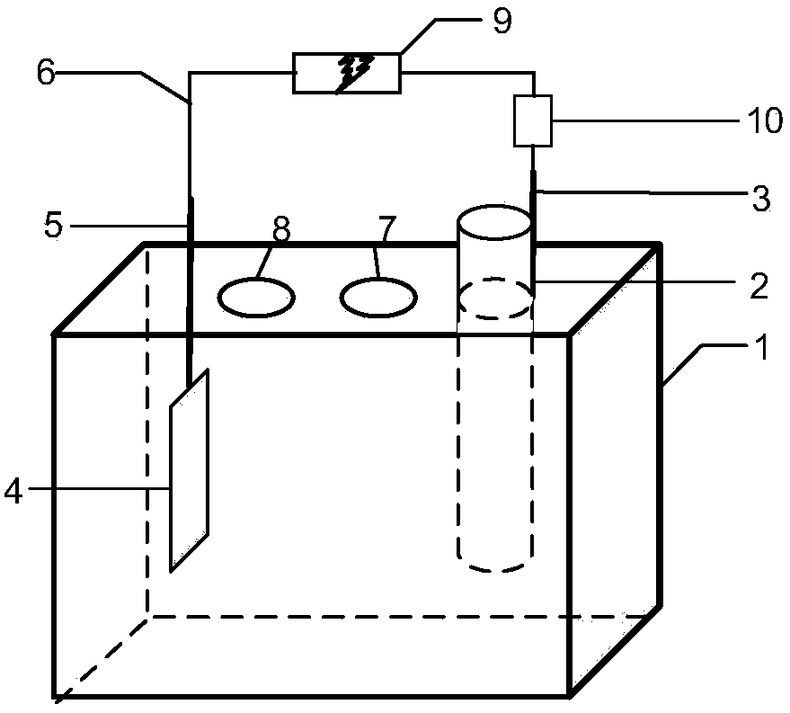 A device and method for removing arsenic in water by electrochemical synergistic oxidation-flocculation with low energy consumption