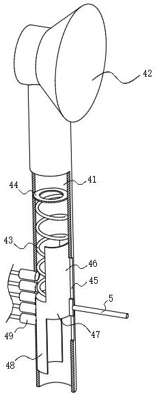 An intelligent building construction dust suppression device