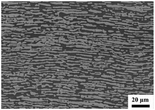 Heat treatment process of a high-strength plastic ferritic-austenitic duplex stainless steel