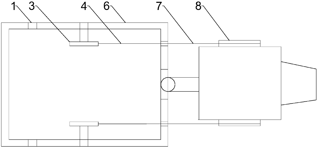 Soil conveying device of transplanter