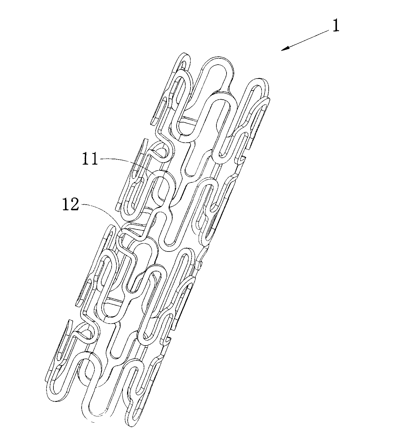 Human body absorbable blood vessel support and its manufacturing method
