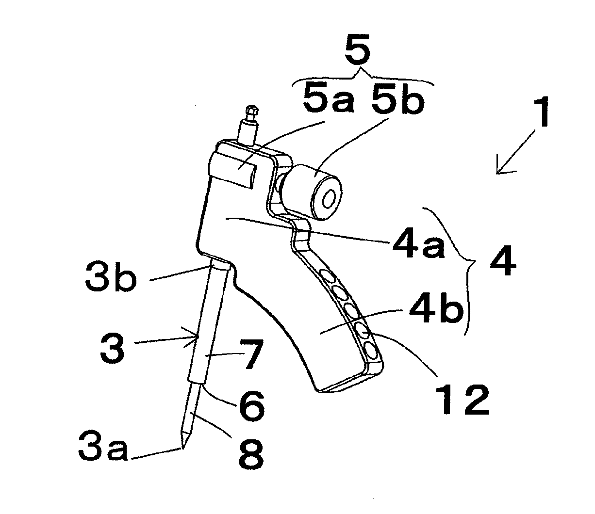 Boring instrument guiding device and boring assembly