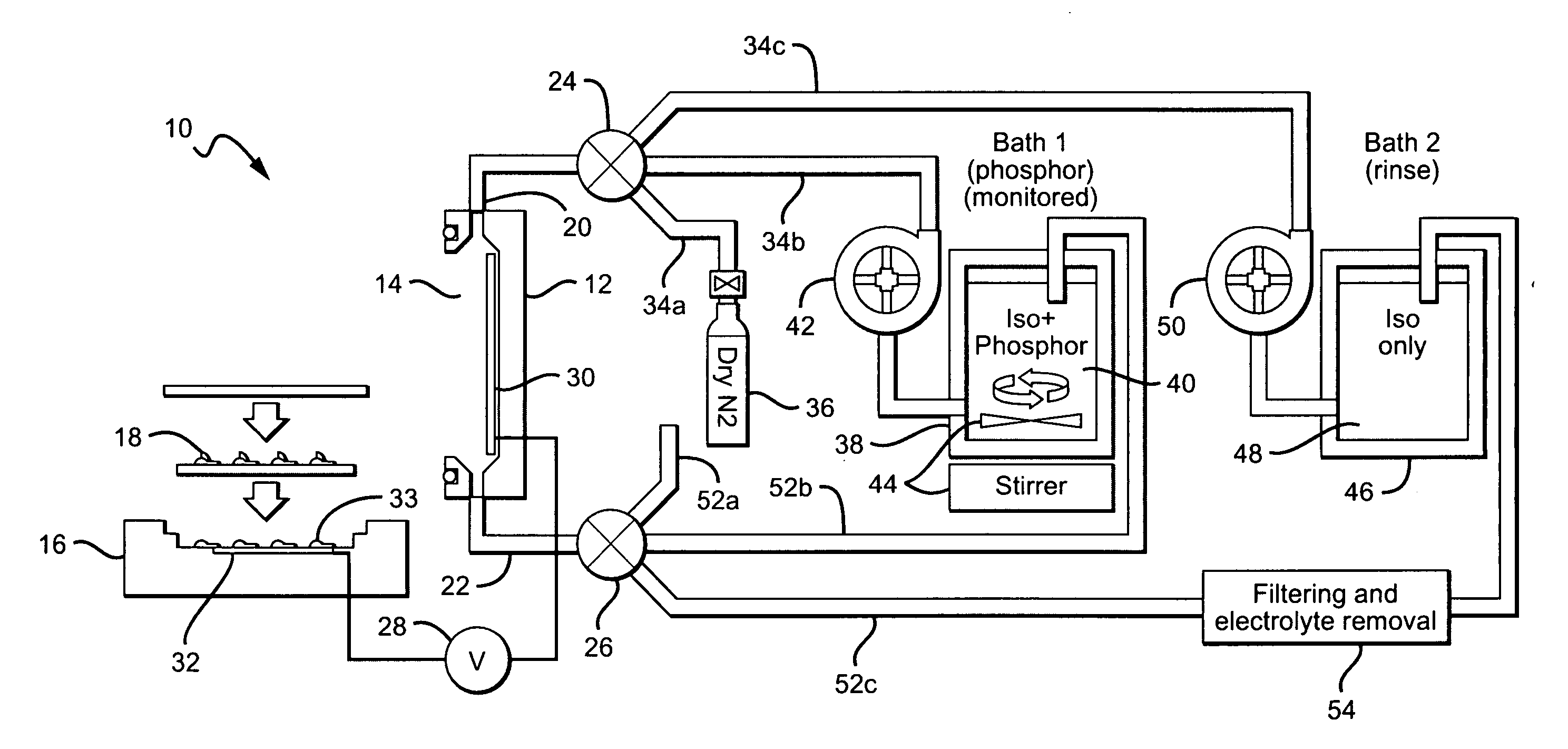 Close loop electrophoretic deposition of semiconductor devices