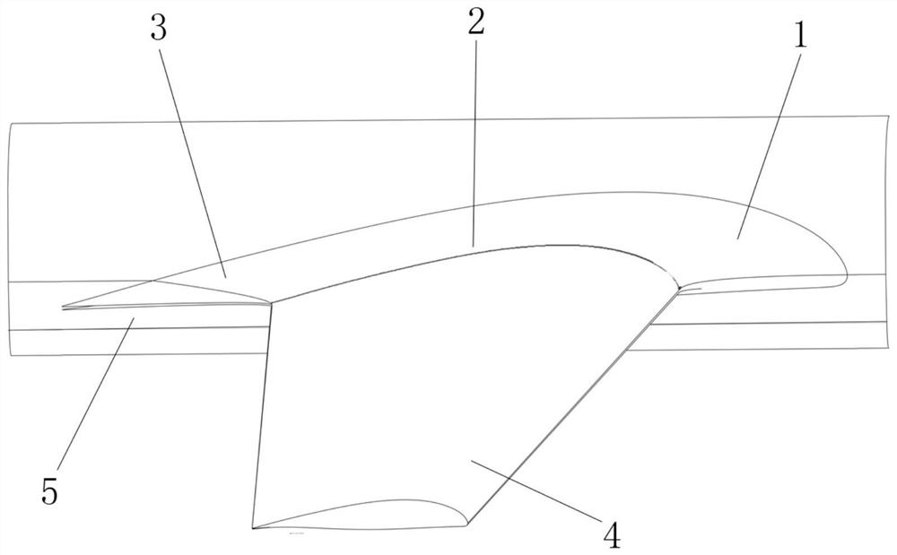 Fairing structure of medium-sized unmanned aerial vehicle with high lift-drag ratio