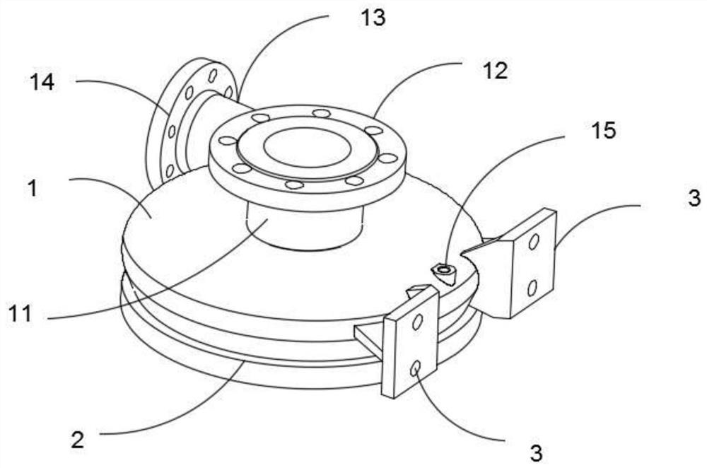 Spiral flow high-lift constant pressure pump body