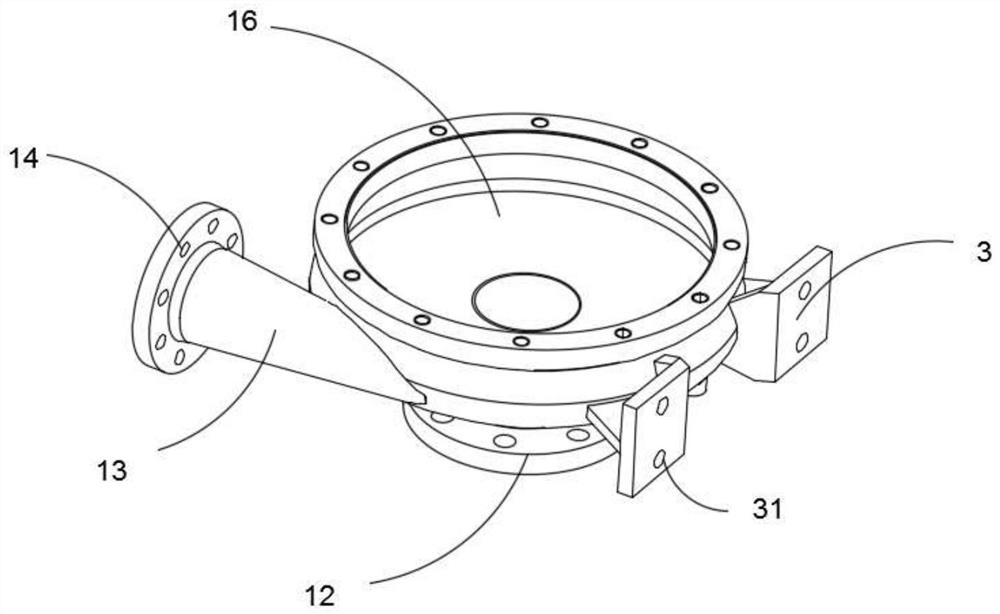 Spiral flow high-lift constant pressure pump body