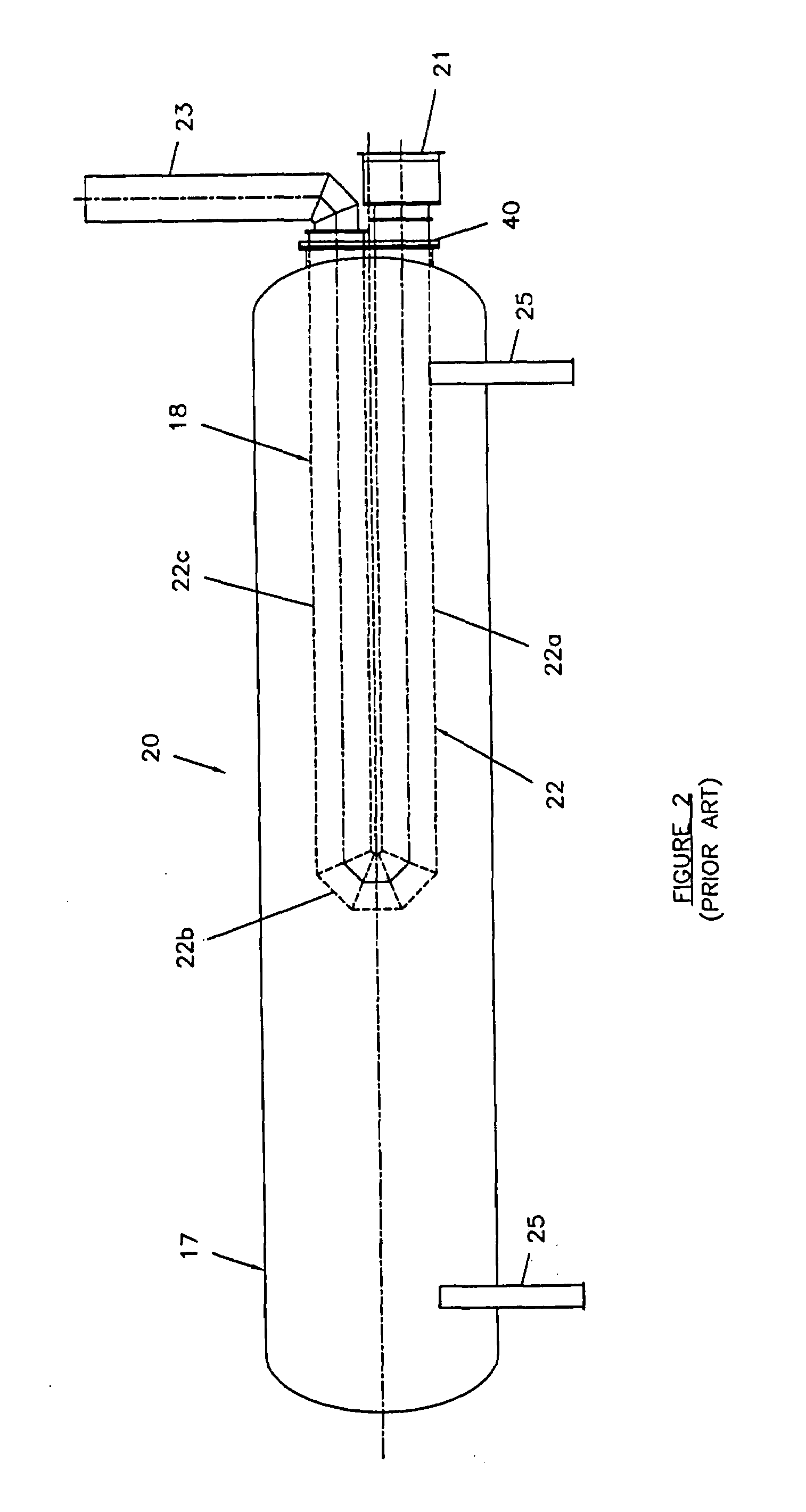 Heated separation vessel for well fluids