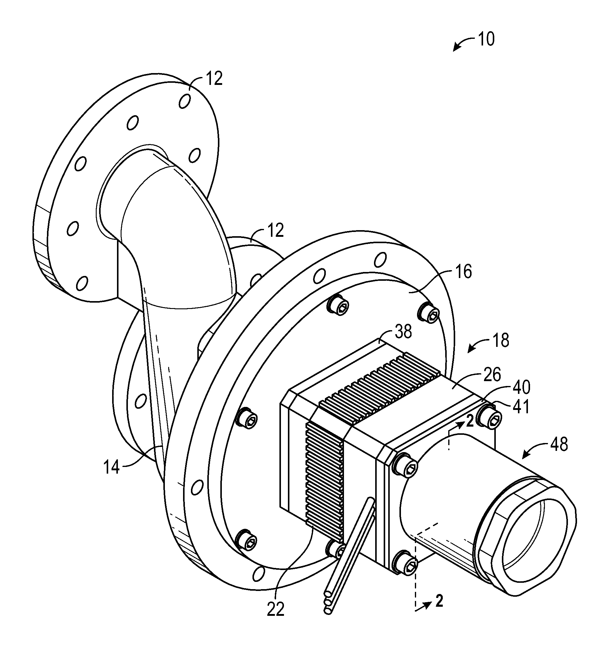 Foil bearing supported motor with housingless stator