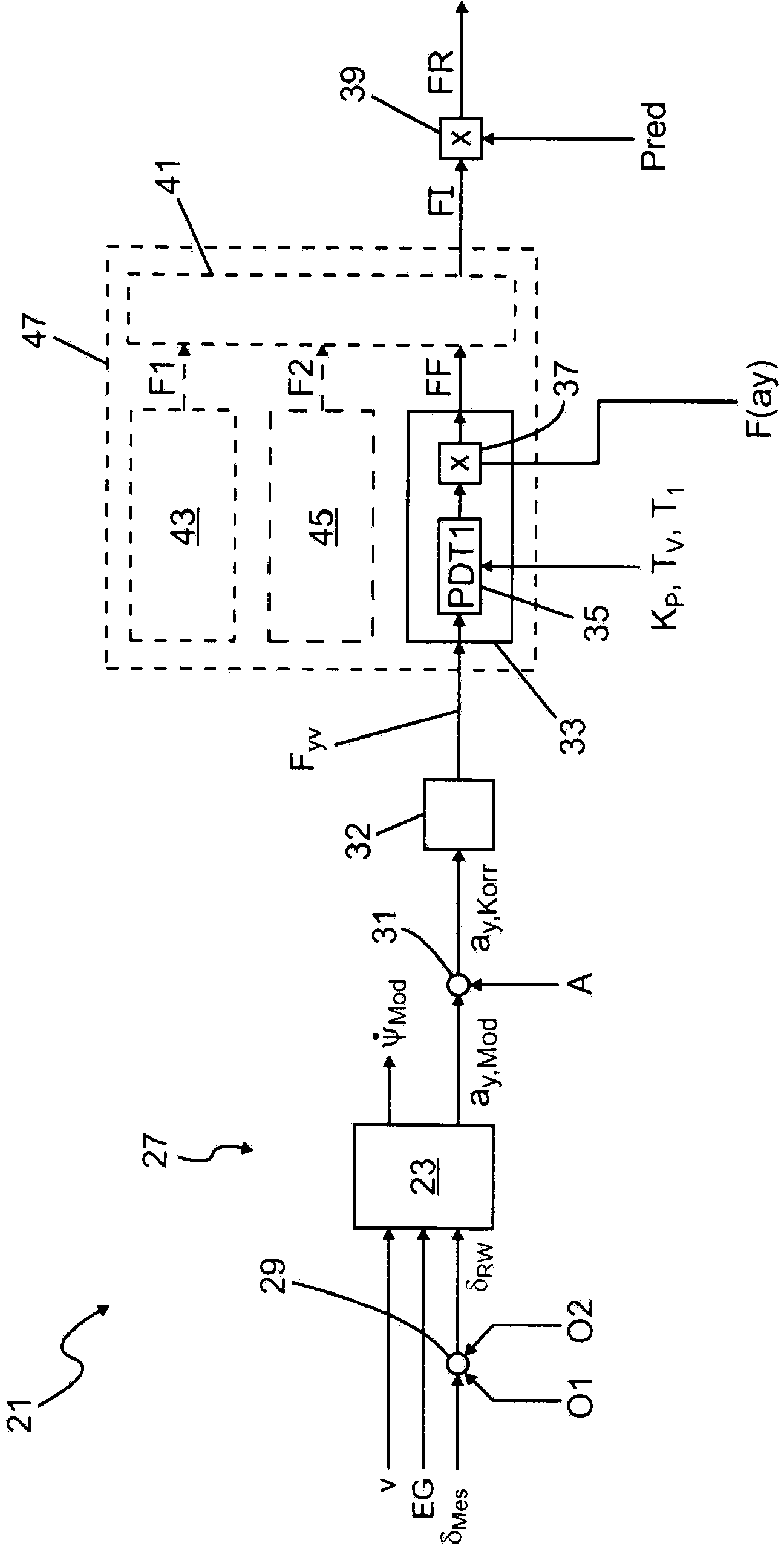 Method for determining a rack force for a steering apparatus and steering apparatus