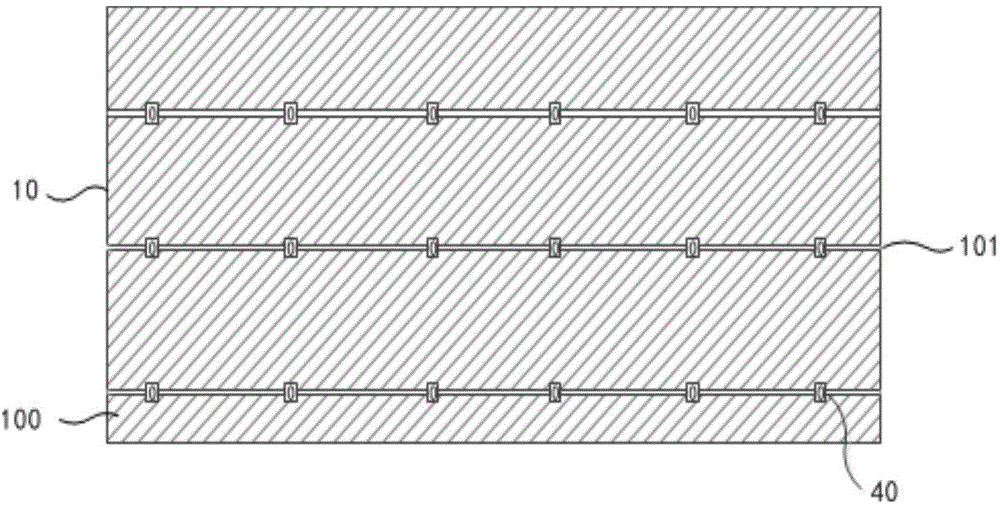 360-degree transparent LED glass and preparation method thereof