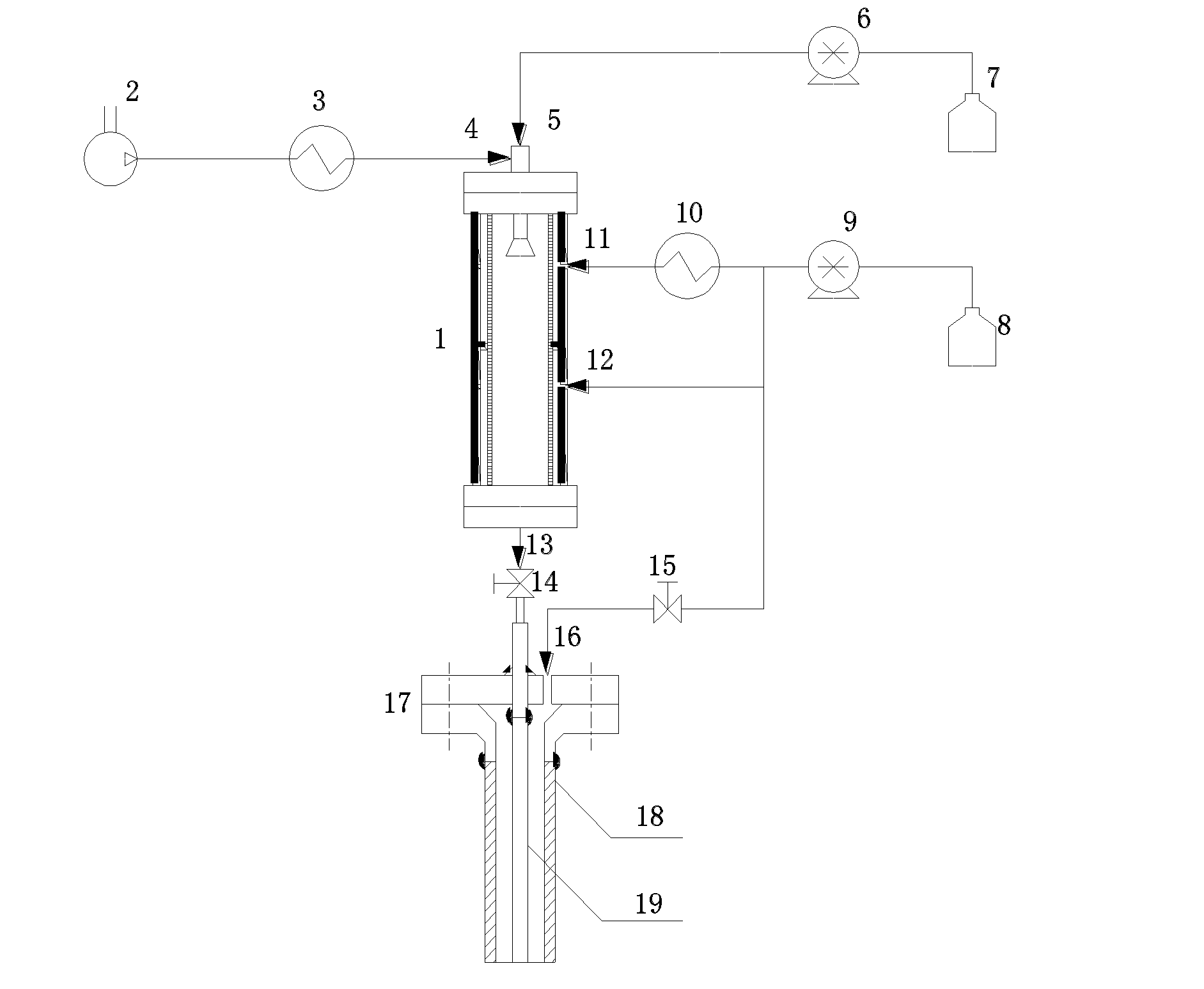 Injection production process of fluids produced by supercritical water oxidation