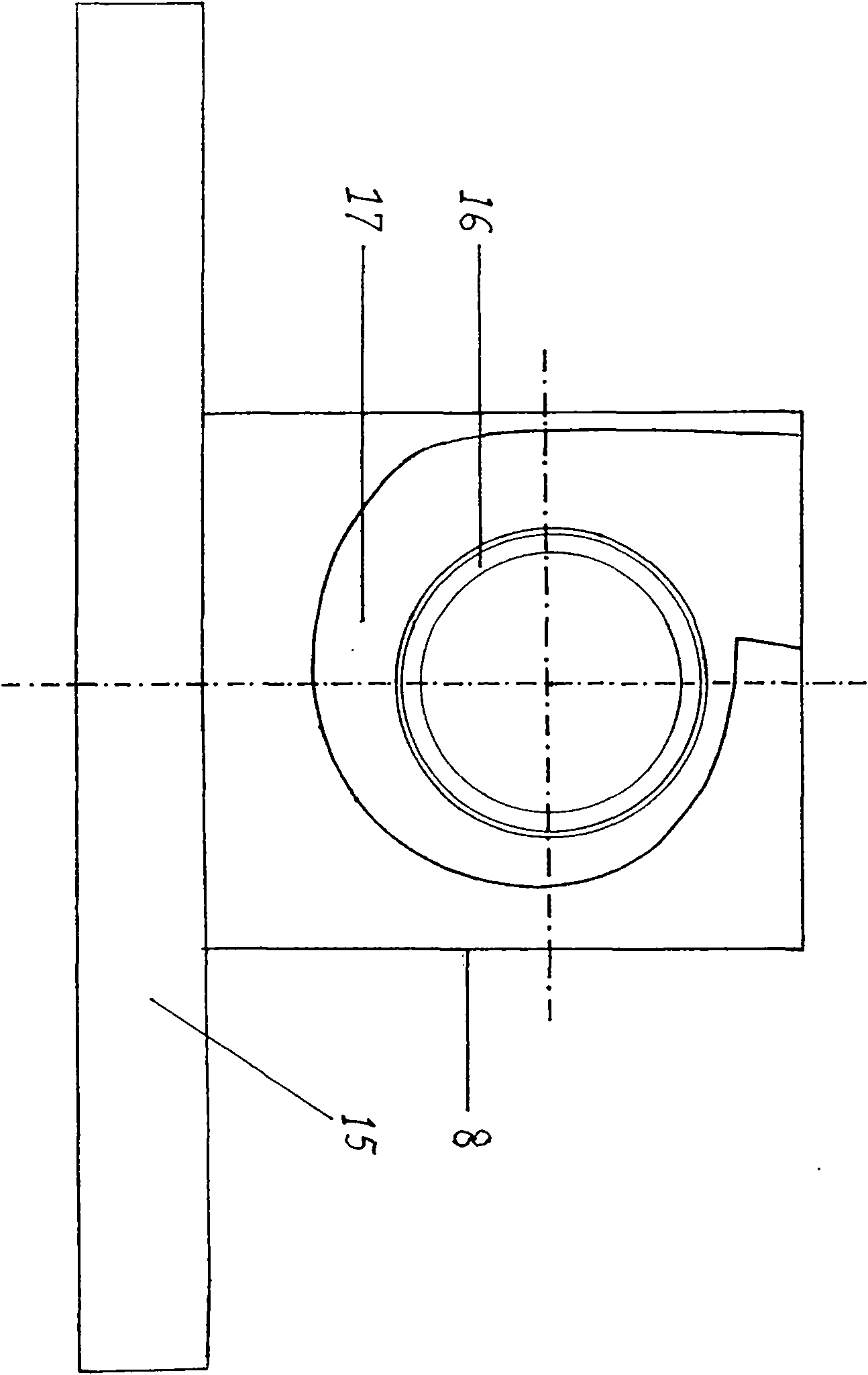 Multi-air-duct internal-absorption axial flow turbo fan