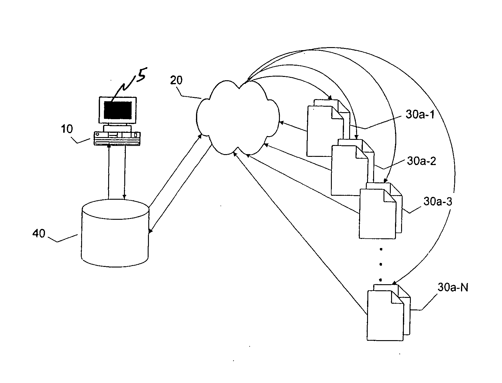 Method, apparatus and computer program for managing the processing of extracted data