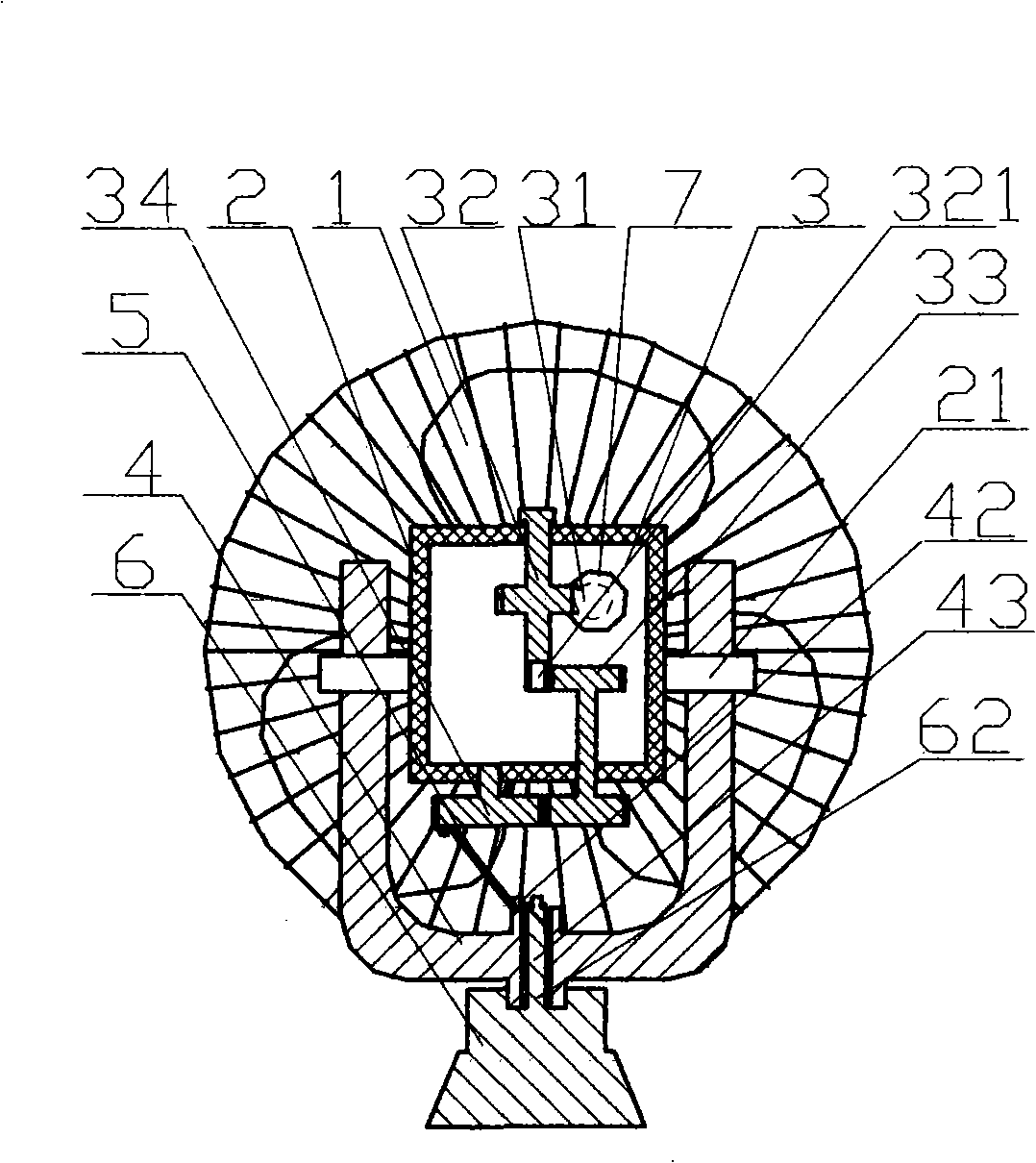 Multi-direction head-swinging type fan