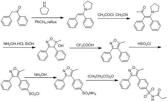 Method for preparing parecoxib