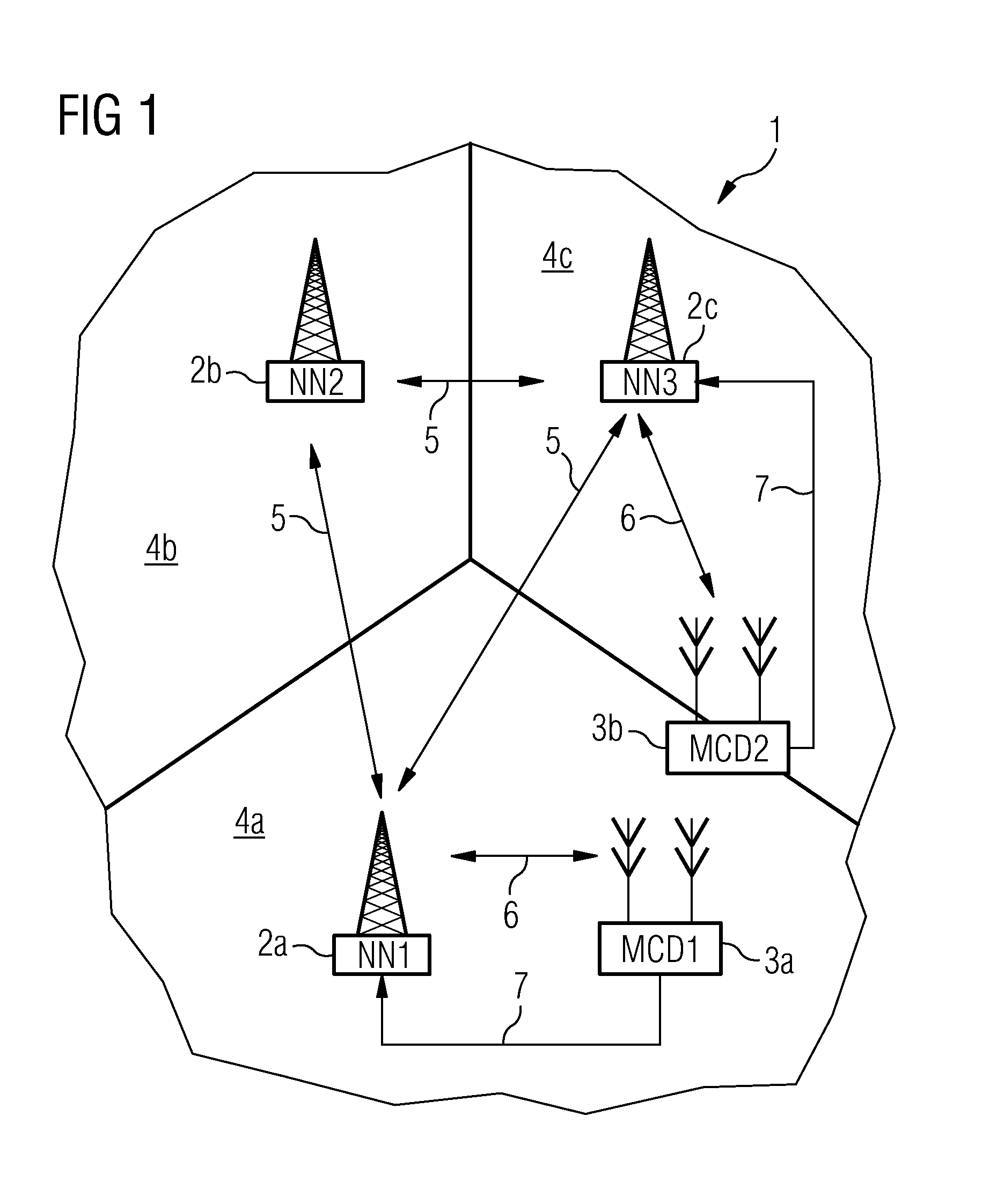 Mobile Communication Device, Network Node, Communication System and Method for Distributed Cooperative Multi-Antenna Communication