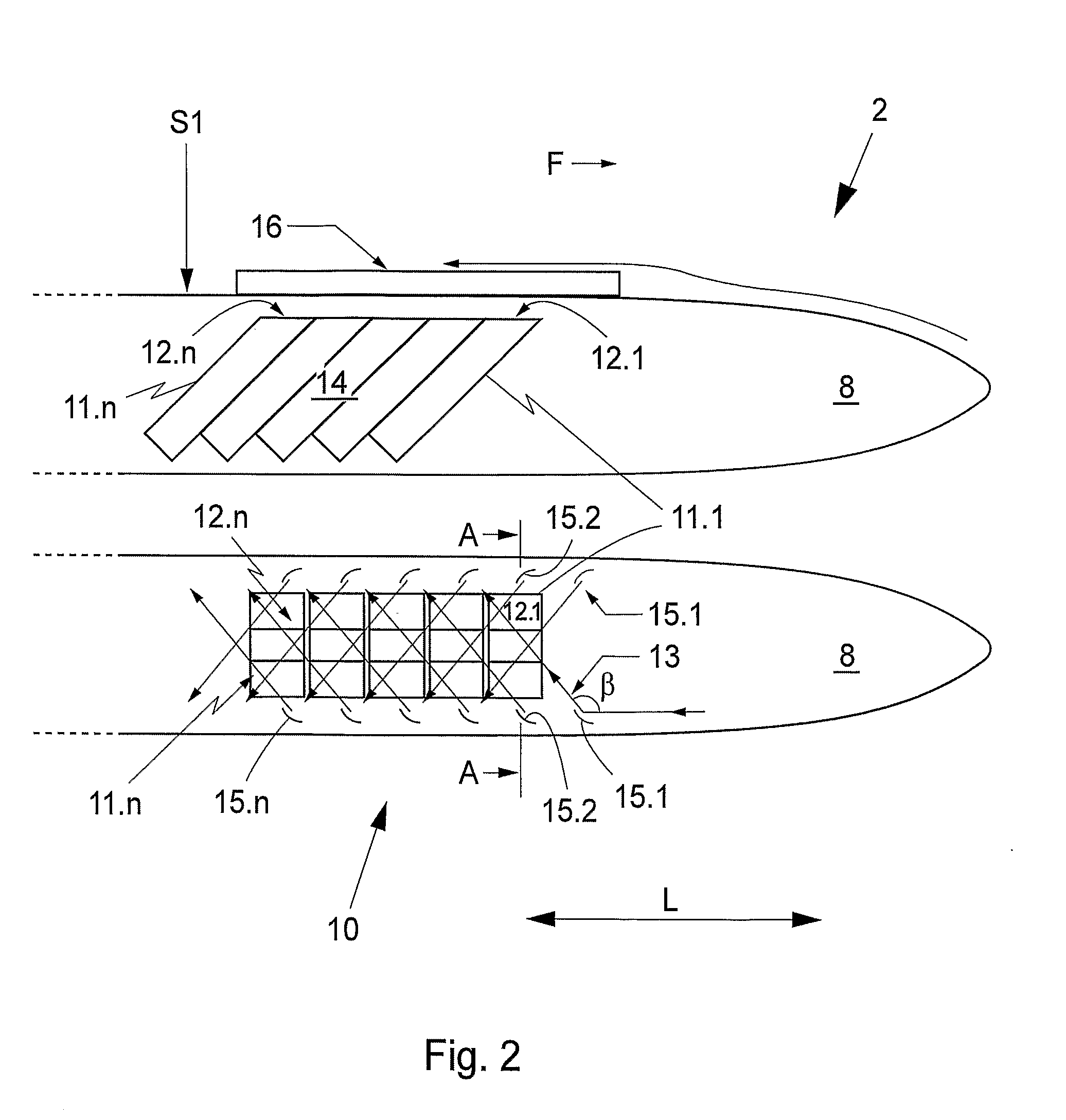 Arrangement for storing and launching payloads