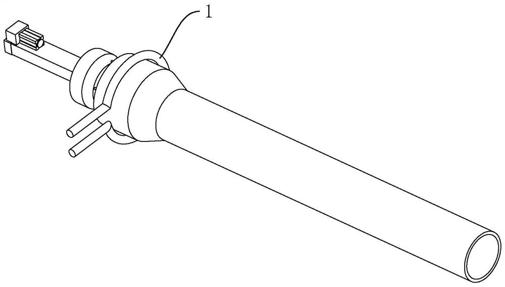 Polyethylene solid wall pipe and its expansion forming device