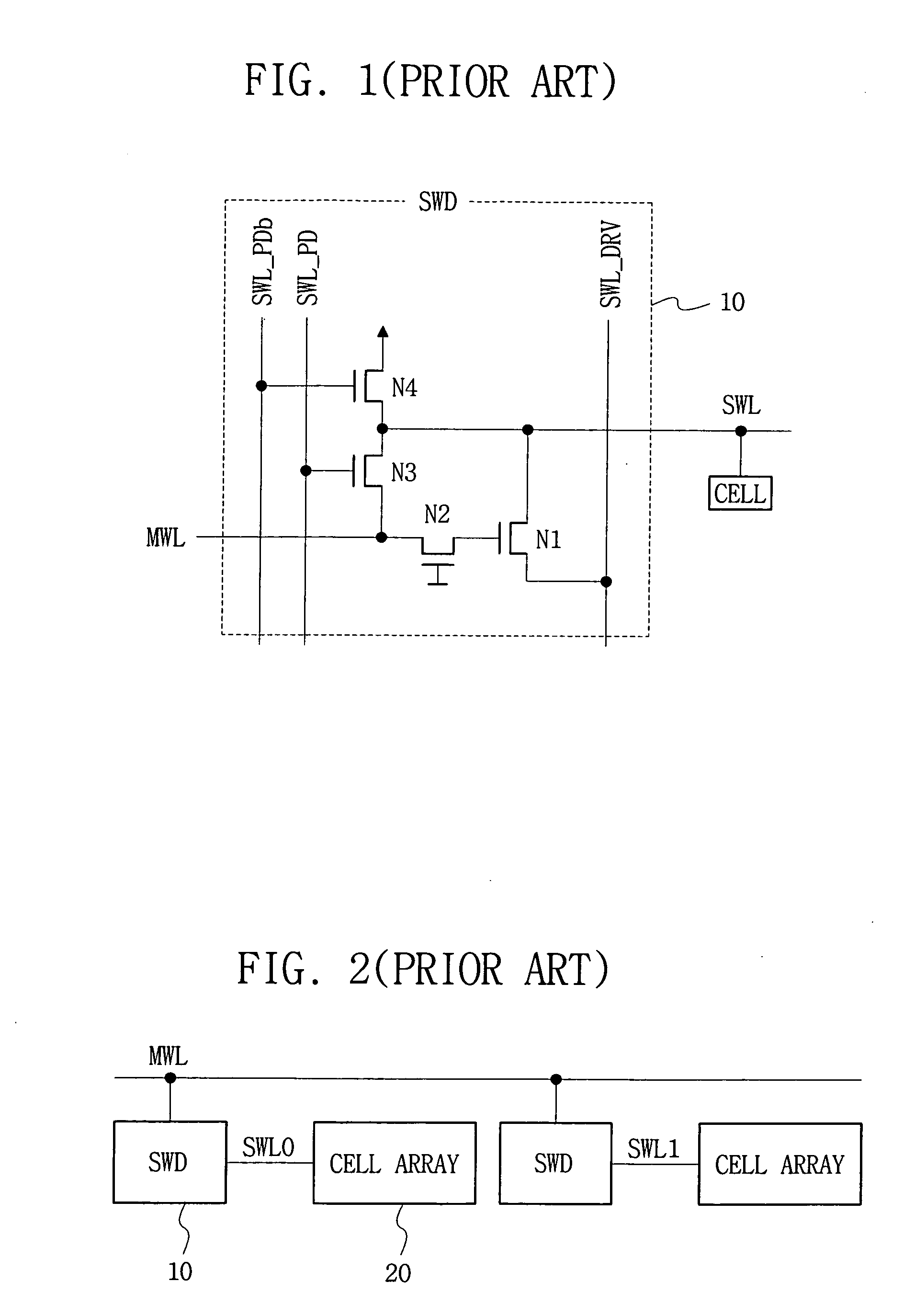 Line driver circuit for a semiconductor memory device