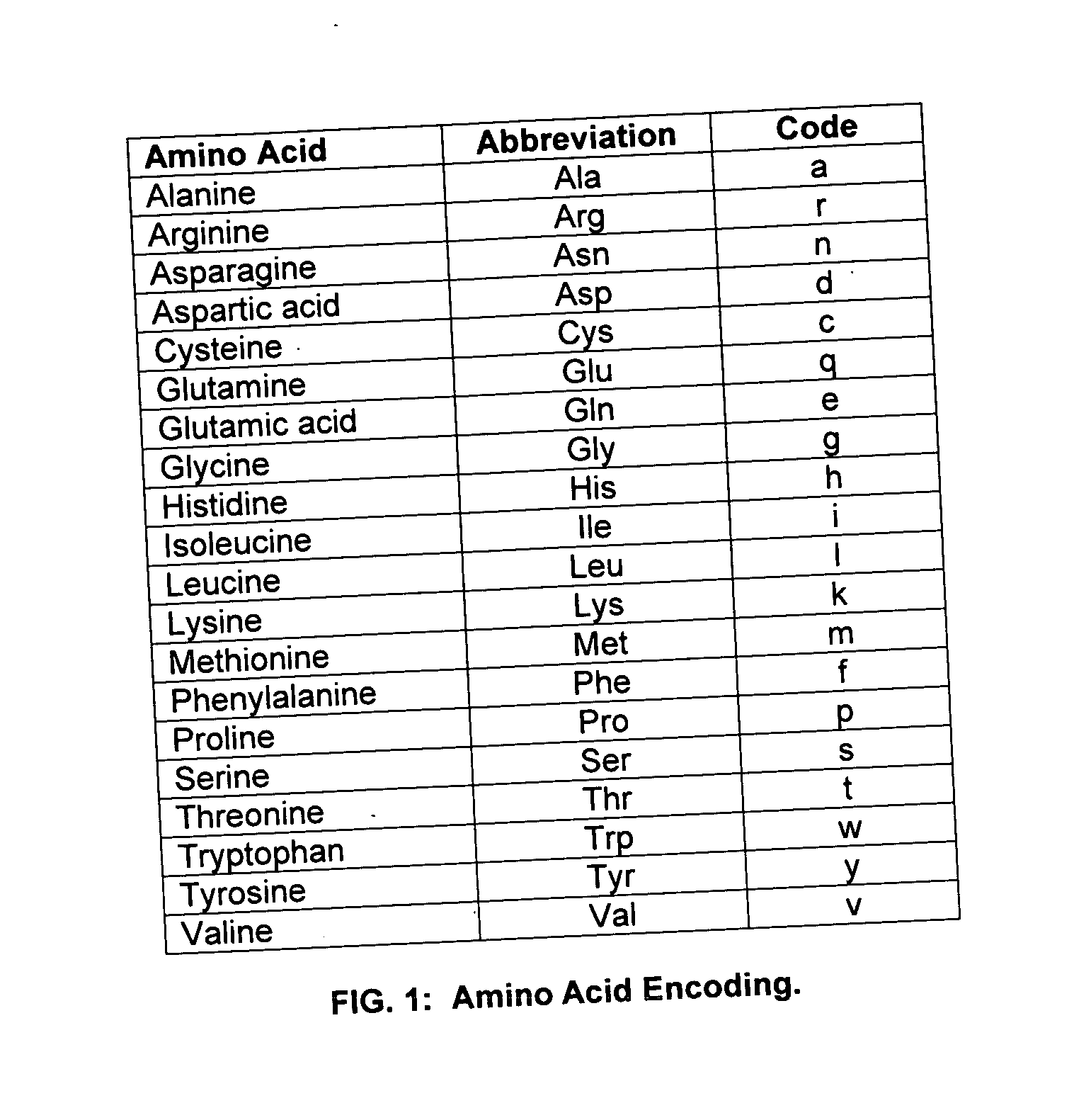 System and method for identifying complex patterns of amino acids