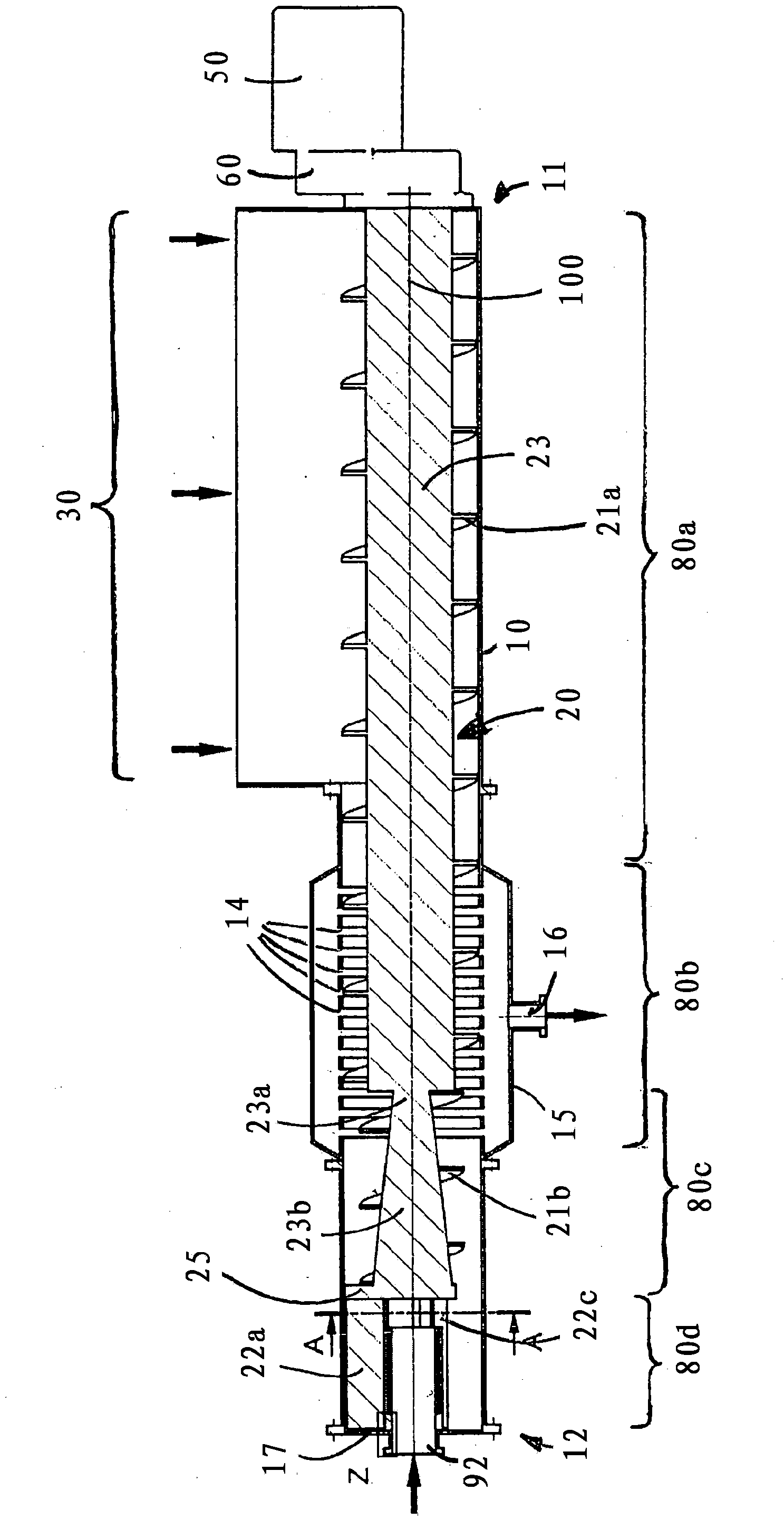 Introducing screw for biogas plants