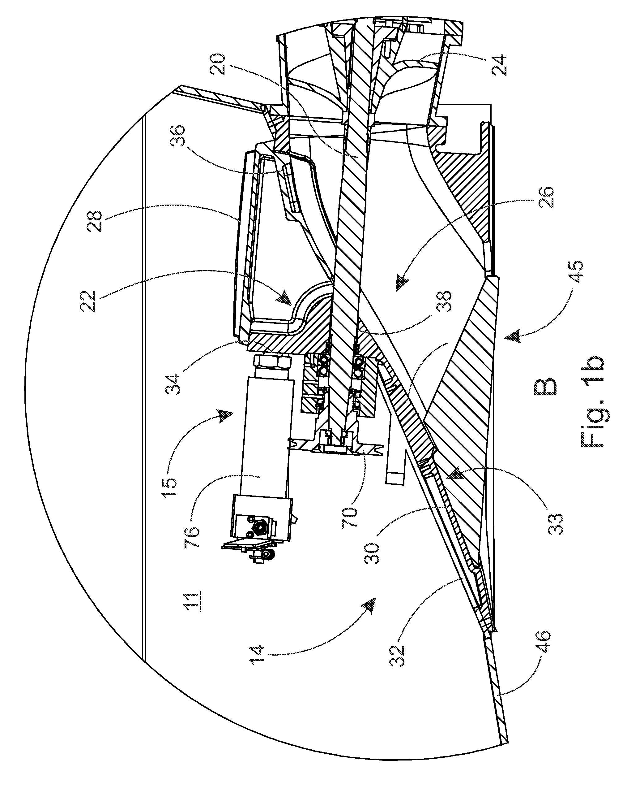 Frame of a water-jet propulsion unit for a boat, a water jet propulsion unit and an arrangement in a boat