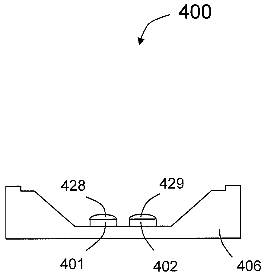 Lighting Apparatus Having Multiple Light-Emitting Diodes With Individual Light-Conversion Layers
