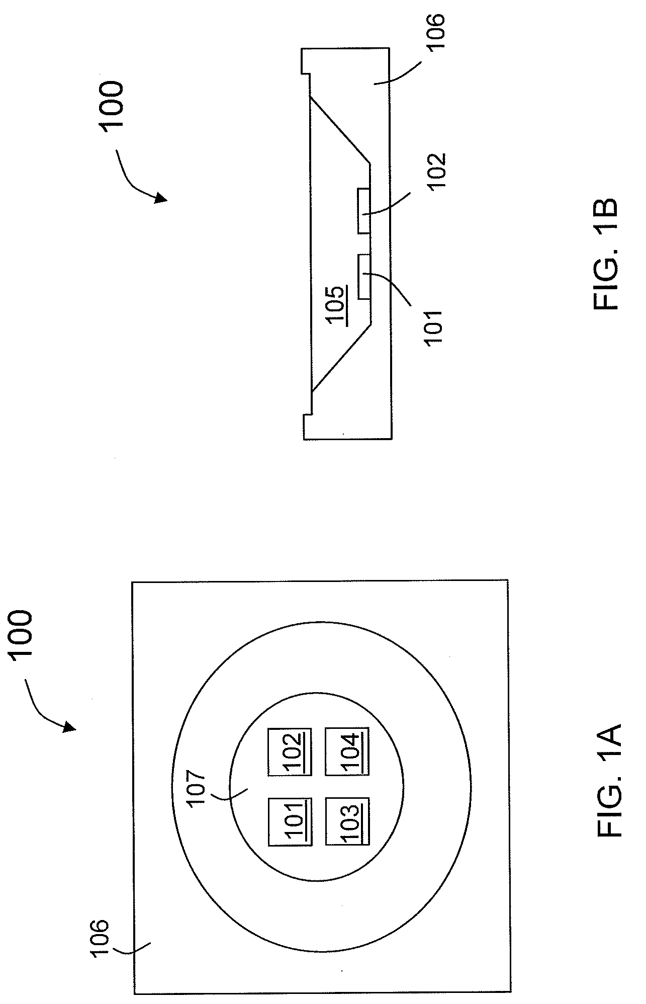 Lighting Apparatus Having Multiple Light-Emitting Diodes With Individual Light-Conversion Layers