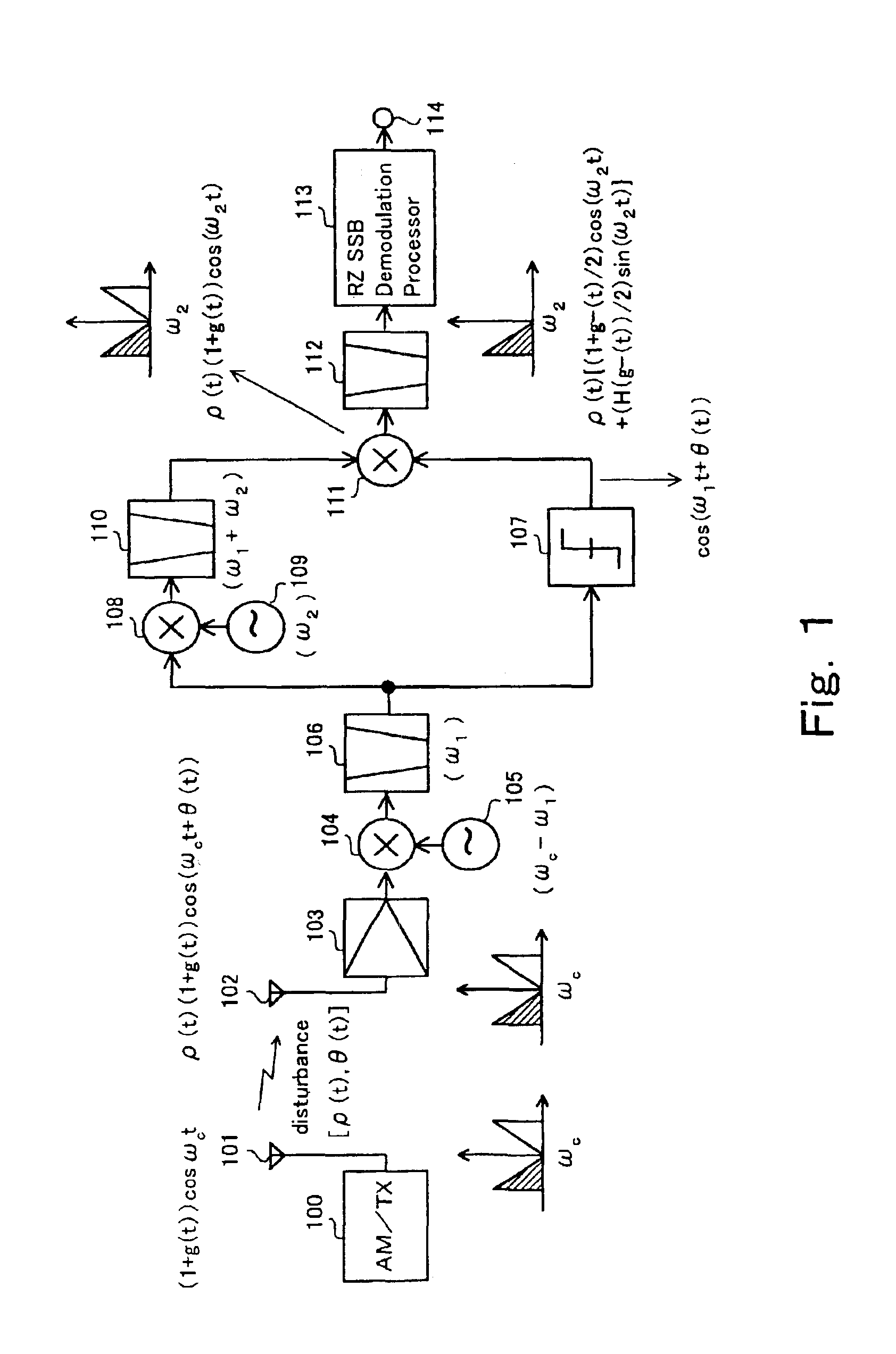 Amplitude-modulated signal receiving circuit