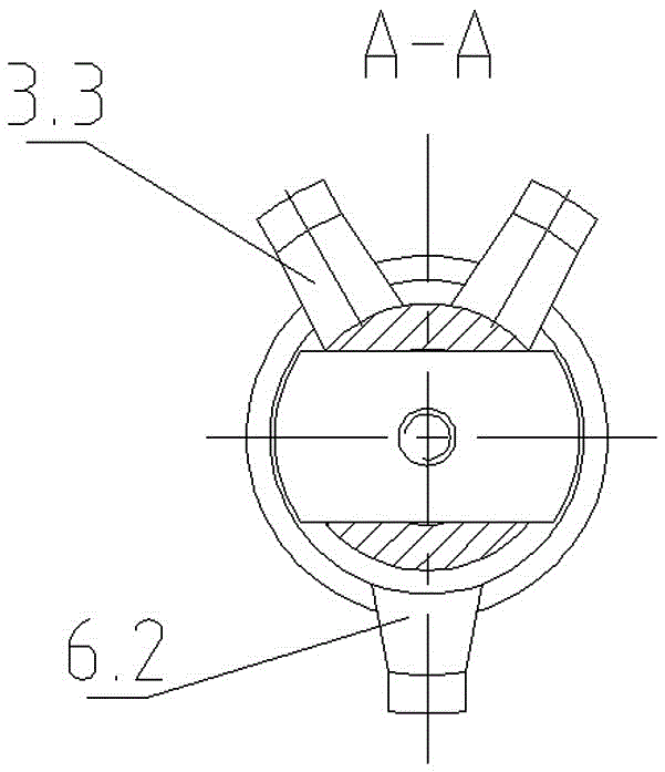 Mechanical part hole inner ring groove width dimension quantitative measurement device
