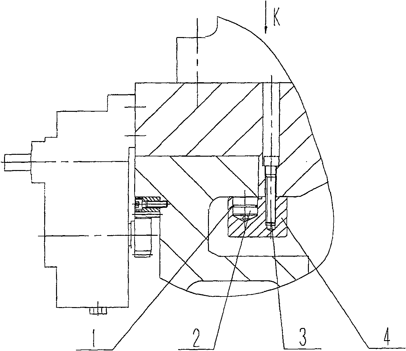 Automatic clamping platen device