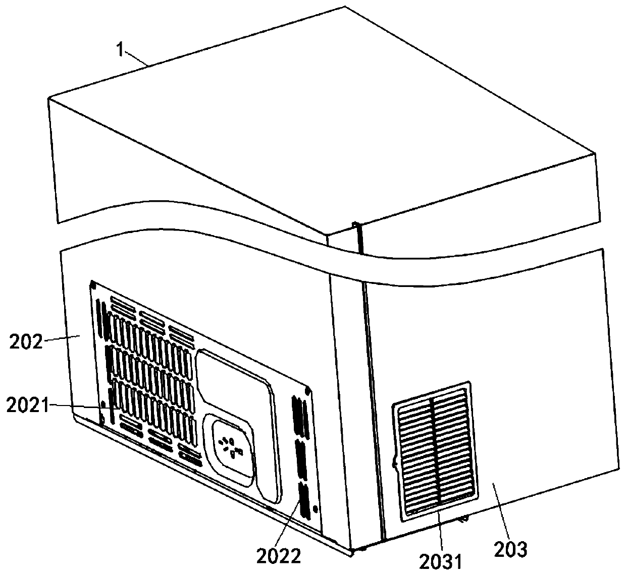 Refrigerator condensation heat dissipation system and control method thereof