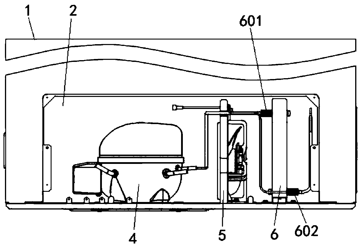 Refrigerator condensation heat dissipation system and control method thereof