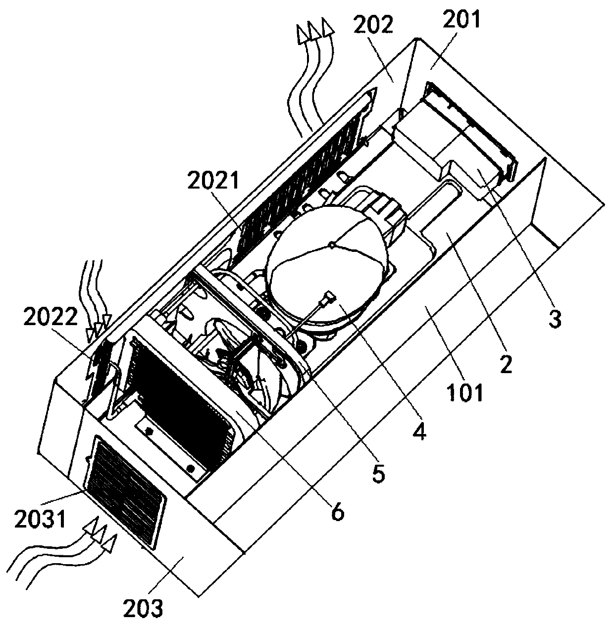 Refrigerator condensation heat dissipation system and control method thereof