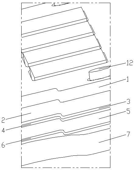 Metal keyboard with anti-disassembly contact point