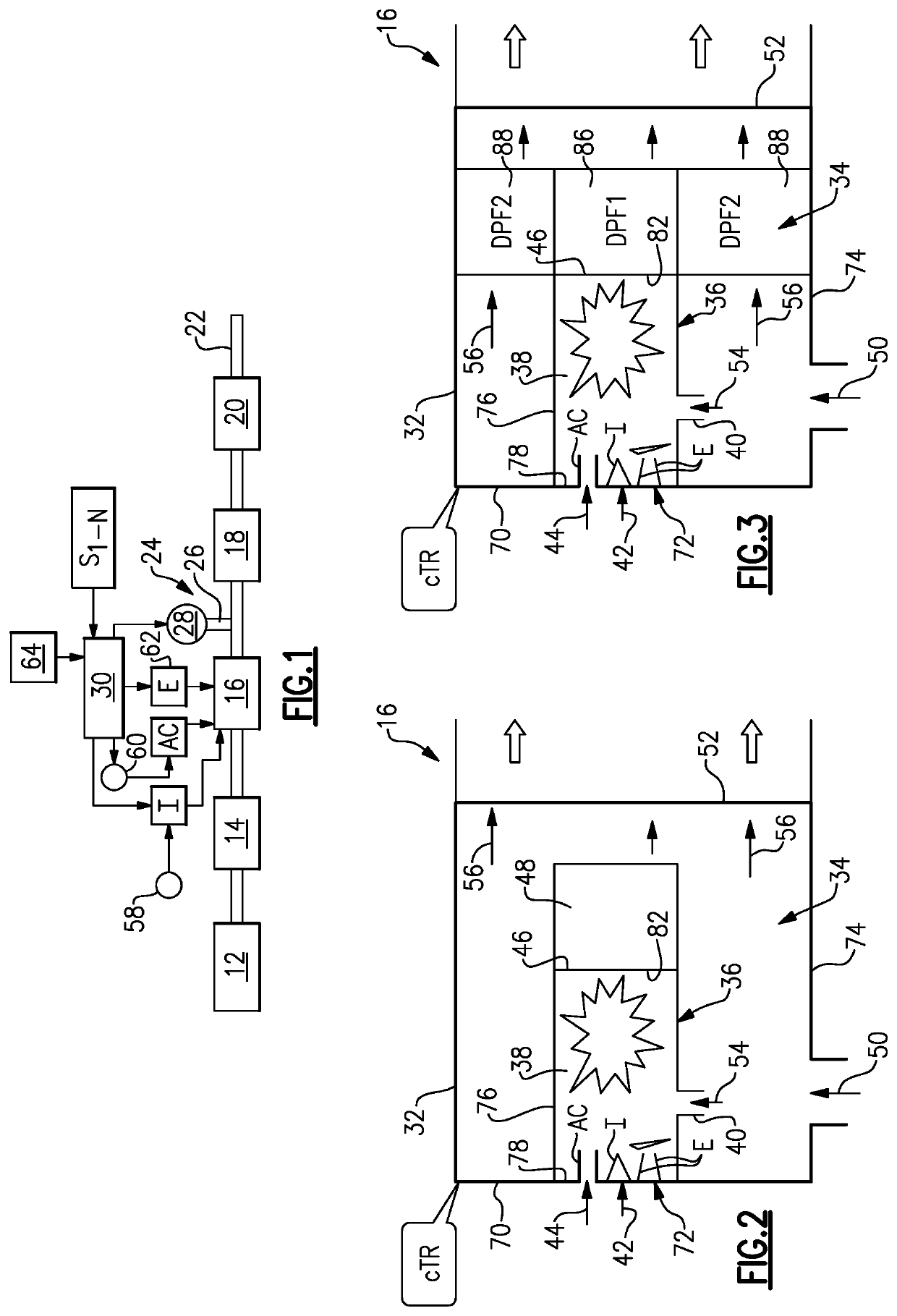 Thermal regenerator for exhaust system